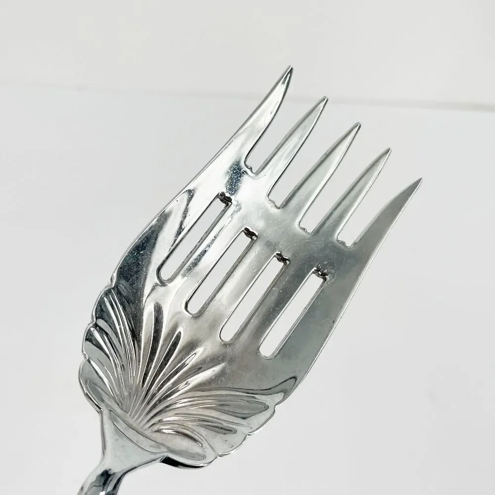 Longaberger Large Serving Fork Woven Traditions RED Ceramic Handle